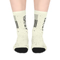 Track & Field Crew Socks — Speckled Athletic Mid-Length Socks