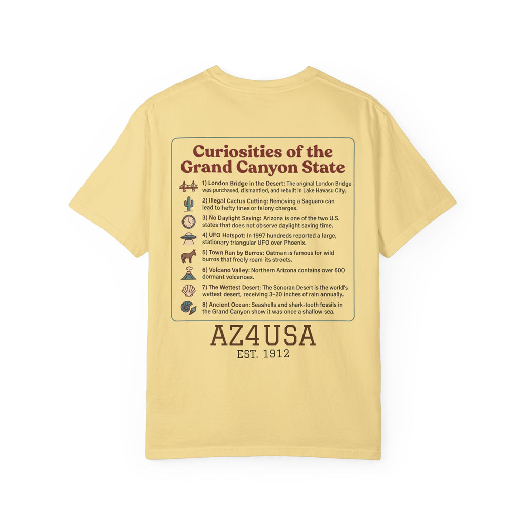 Arizona Pride T-Shirt — Grand Canyon State Facts Graphic Tee