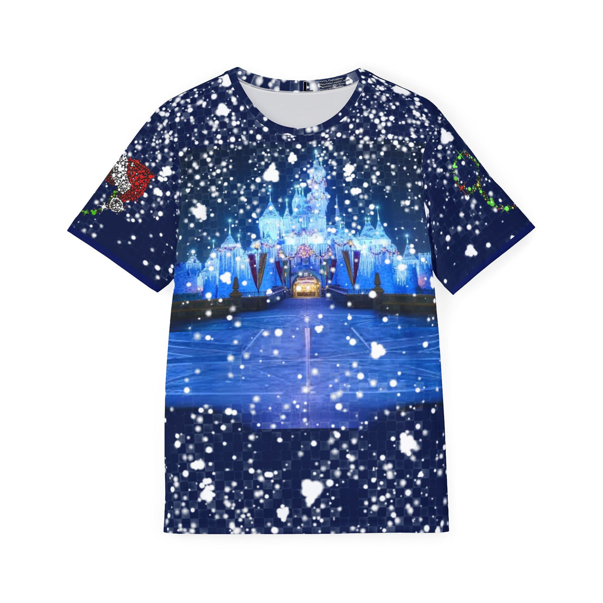 Disneyland Christmas Castle All-Over Print - mens jersey