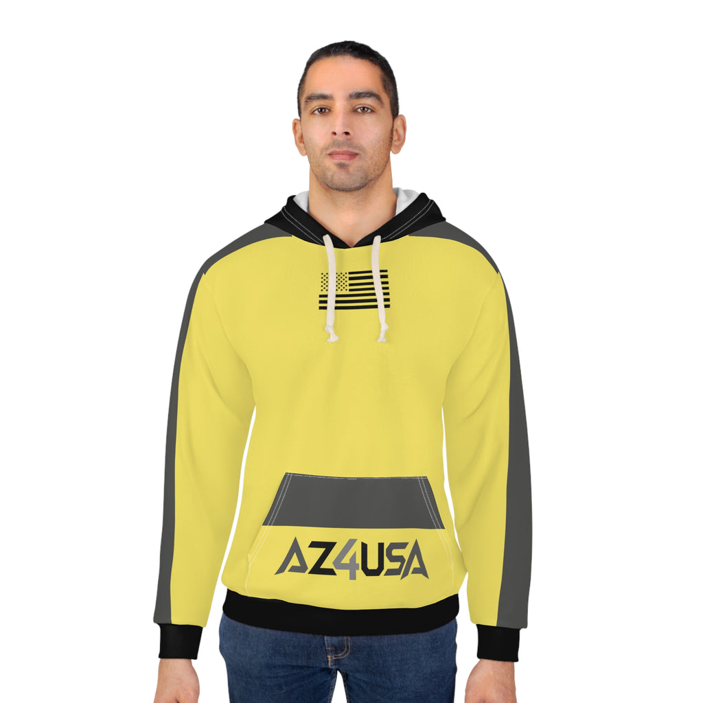 Freedom Flag Hoodie — Yellow AZ4USA Pullover