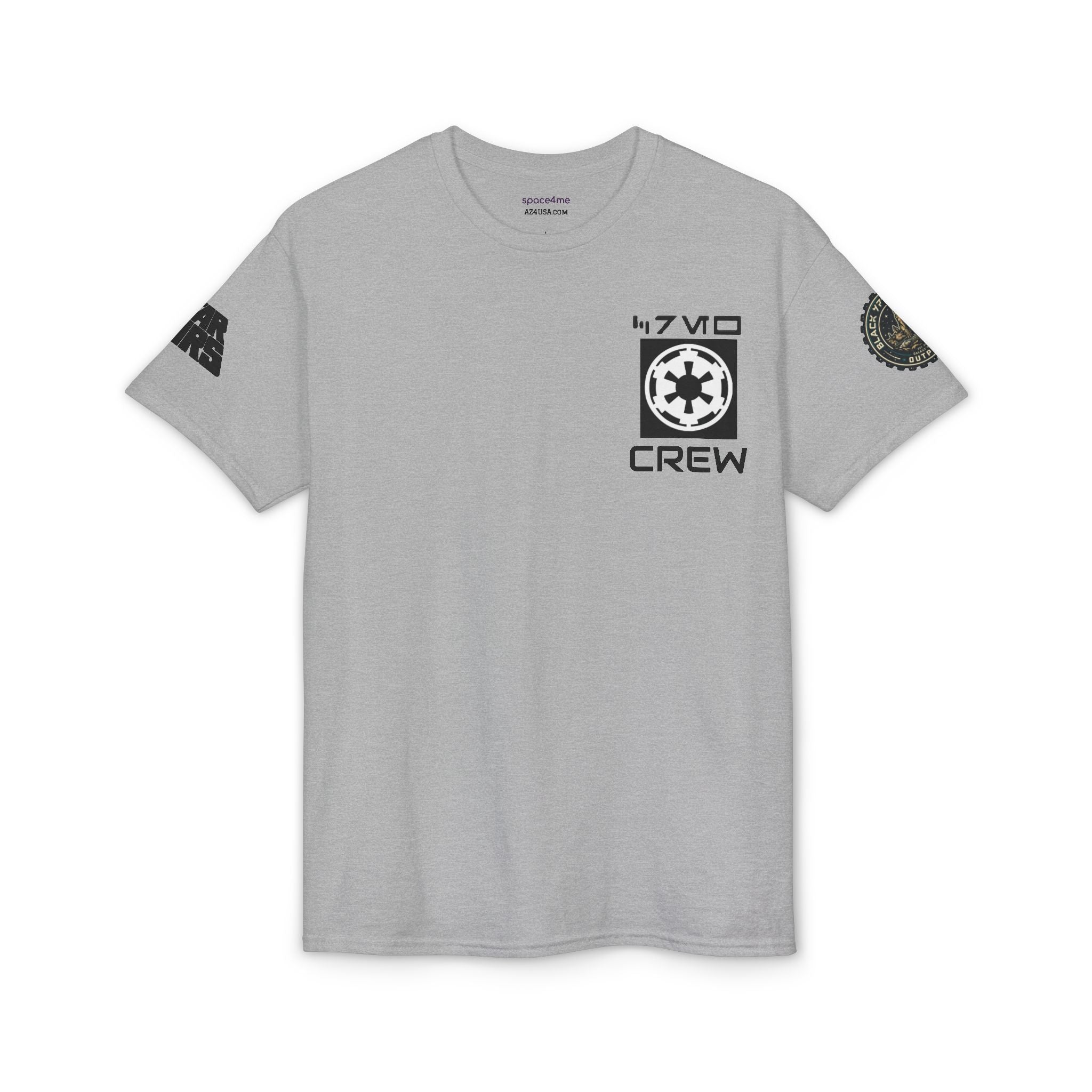 Tie Fighter Blueprint T-Shirt — 'Crew' Starship Schematic Tee