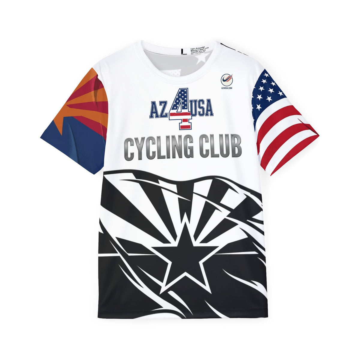 AZ4USA biking club b/w Men's Sports Jersey (AOP)