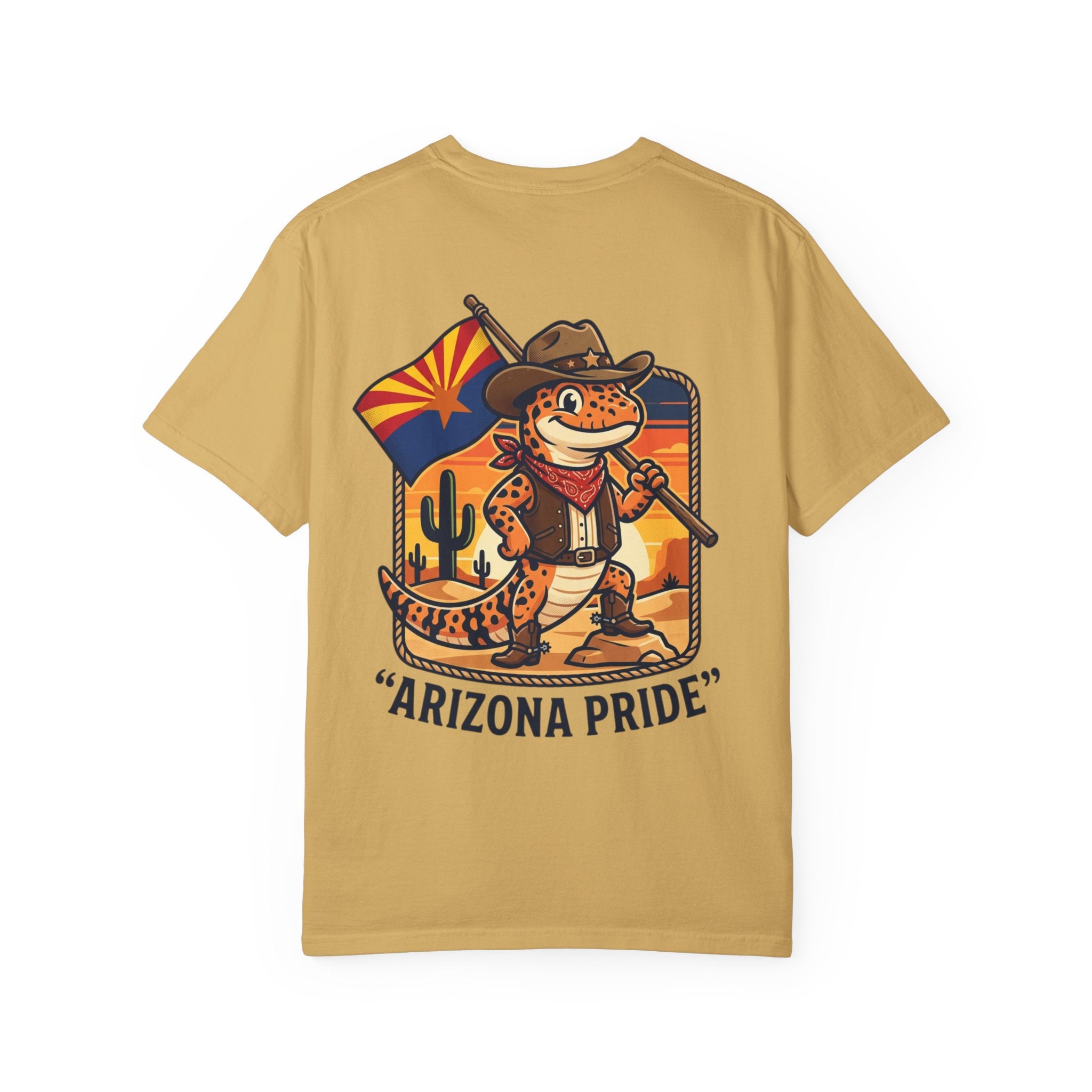 Arizona Pride T-Shirt — Desert Gecko Cowboy Graphic Tee