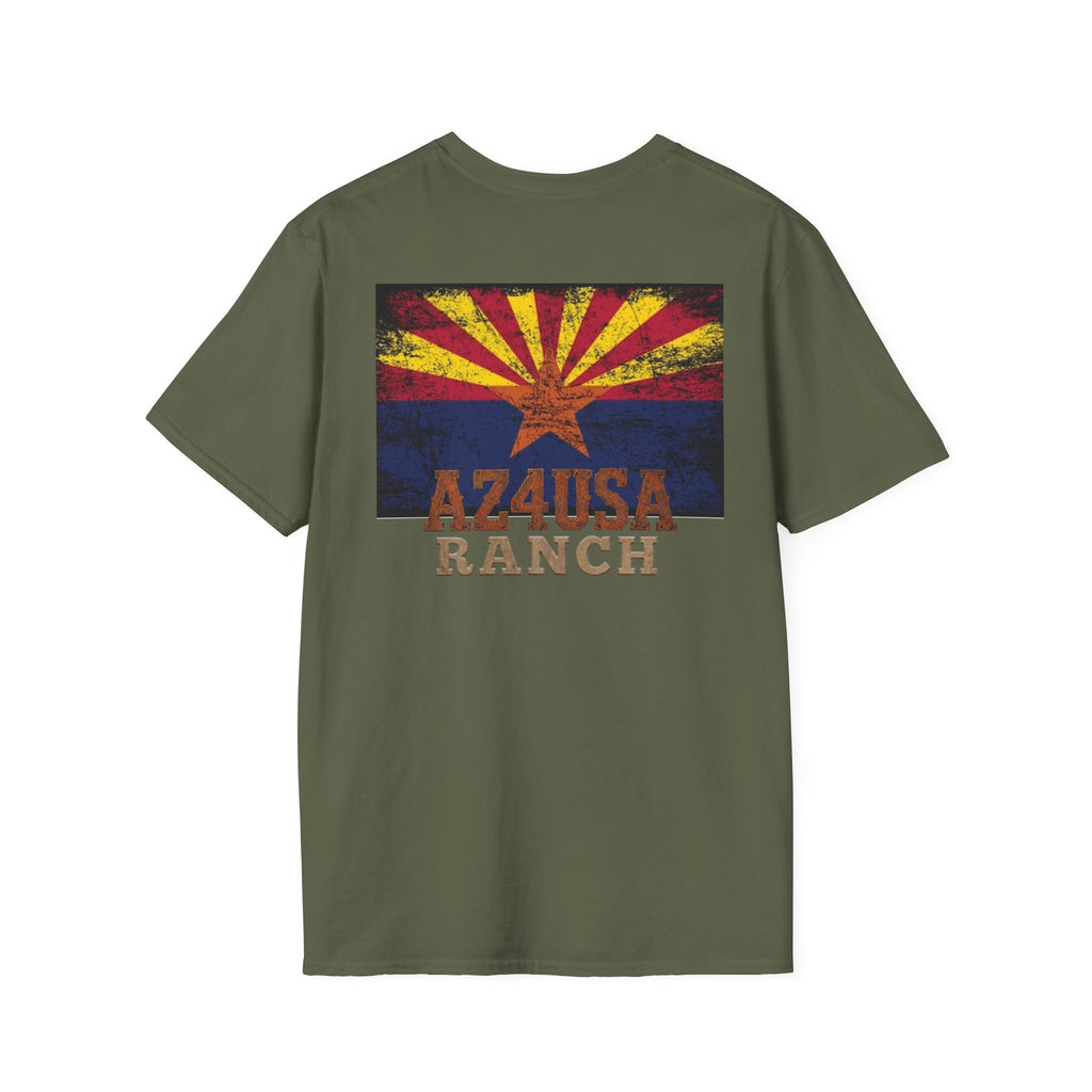 AZ4USA Ranch Logo T-Shirt — Rustic Western Graphic Tee