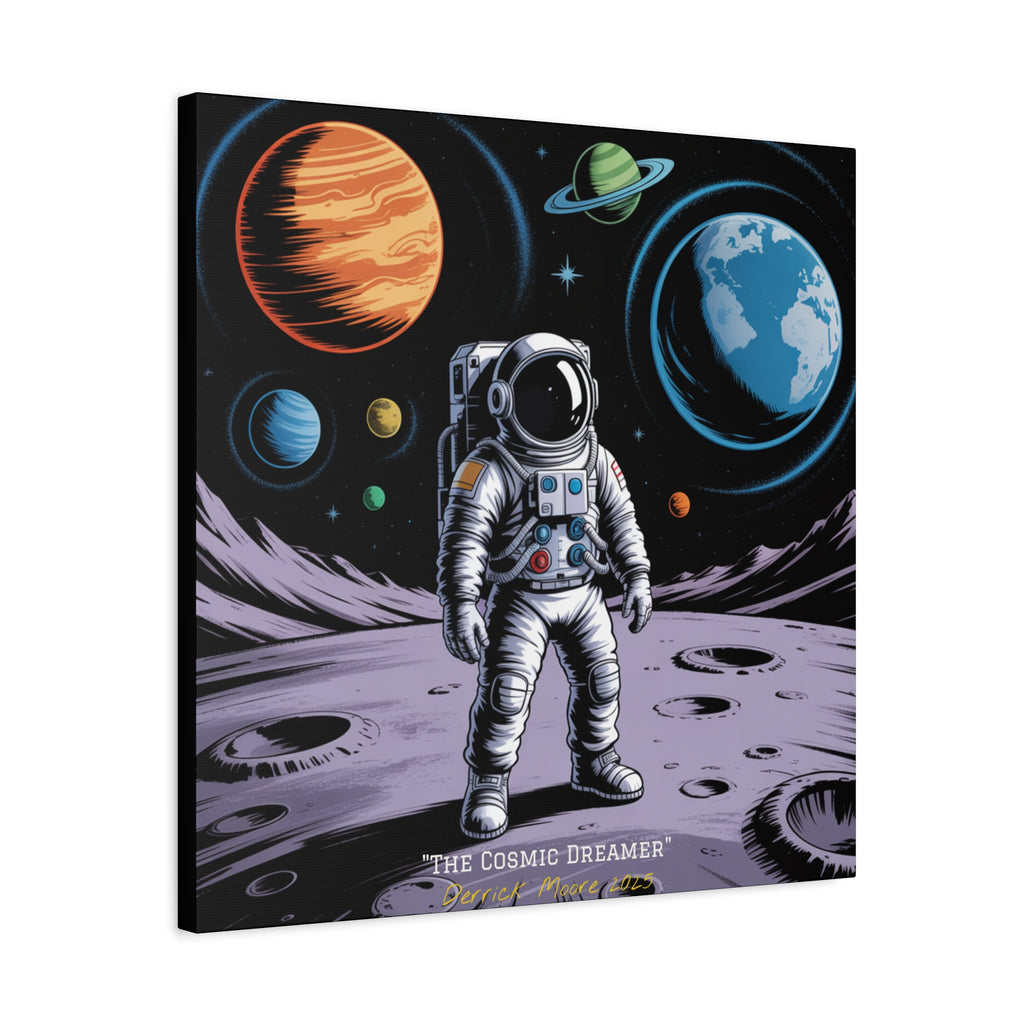 "The Cosmic Dreamer" 2025 - Matte Stretched Canvas Wall Art