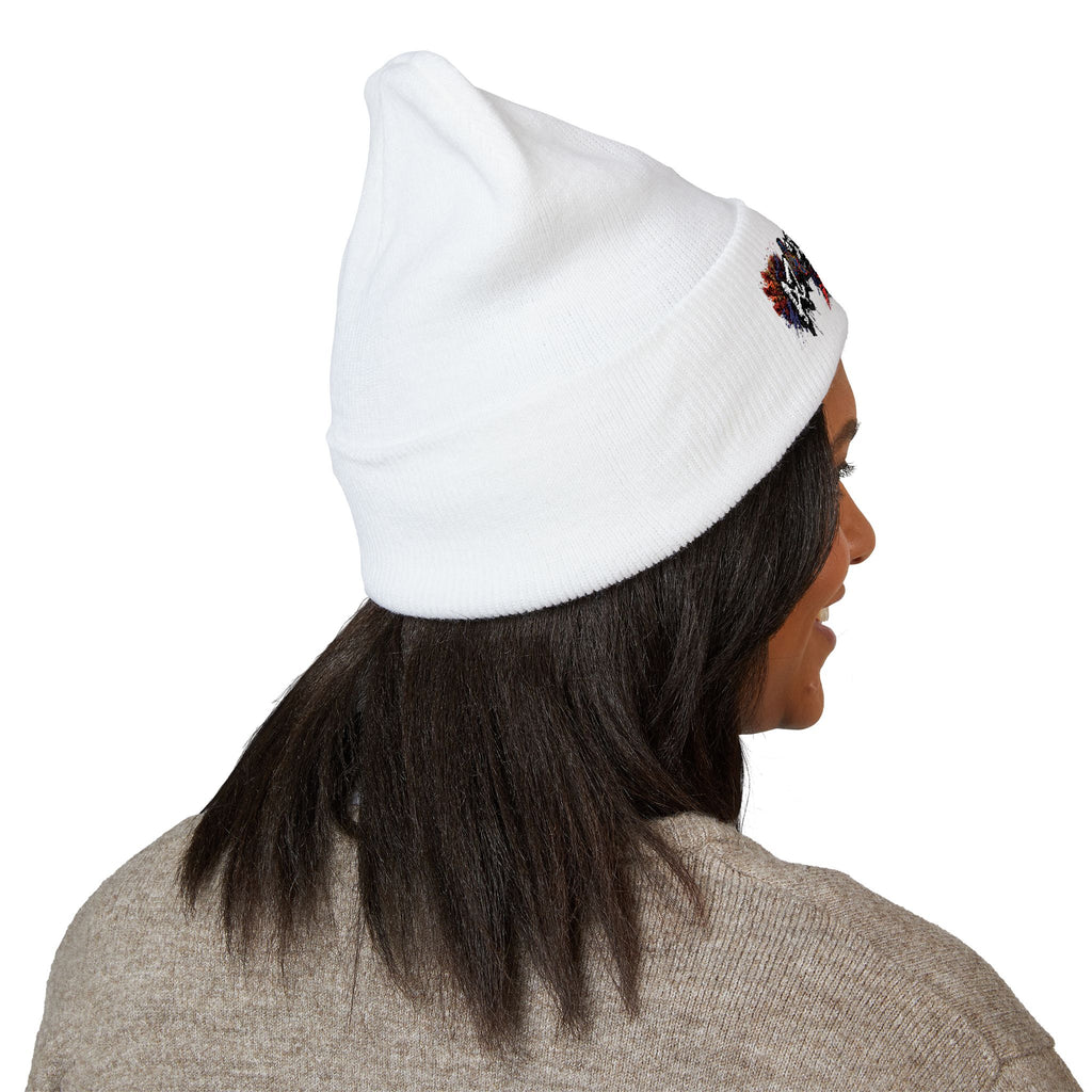 Embroidered Graffiti AZ4USA Scorpion Beanie — Classic Cuffed Knit Hat