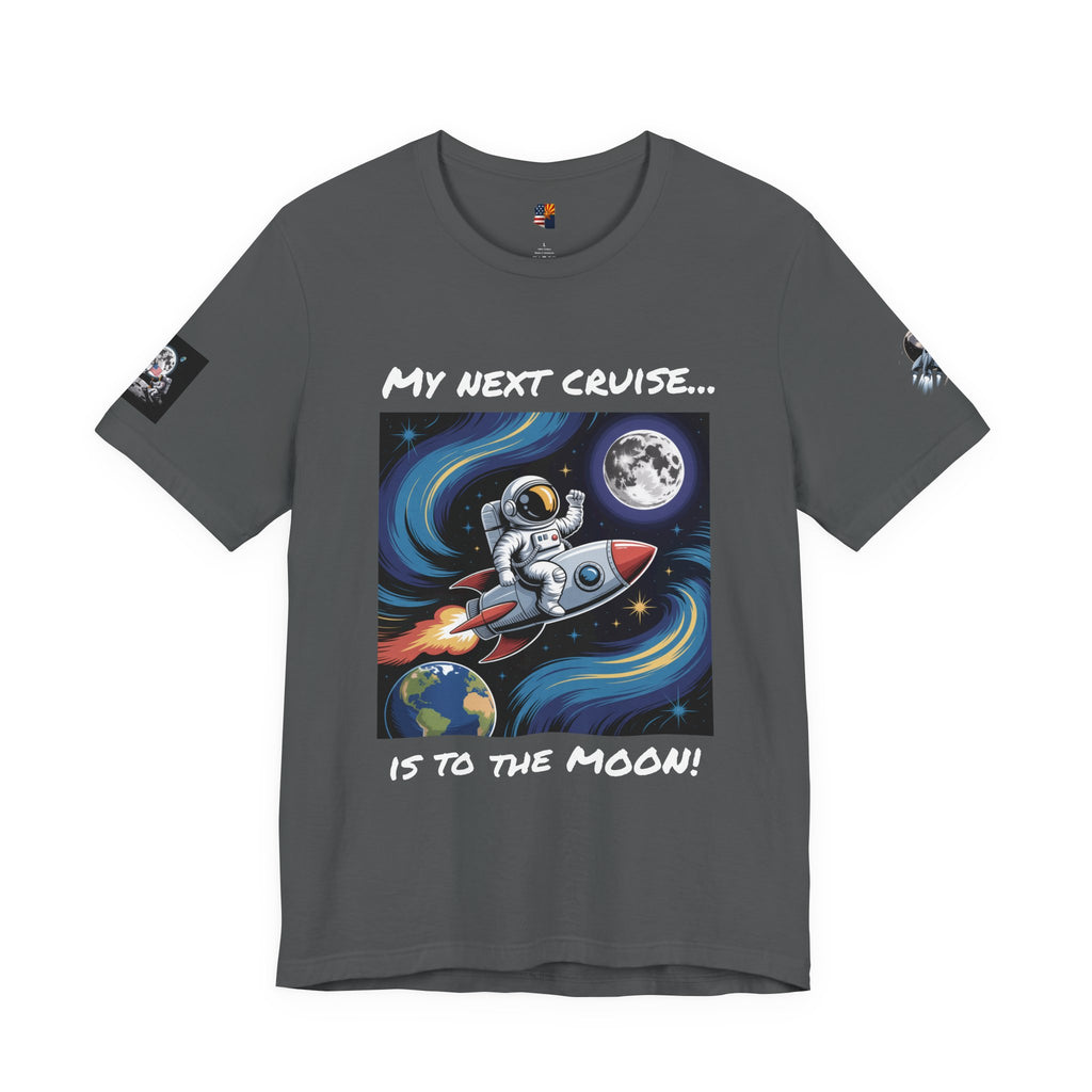 Cosmic Adventure Tee - Unisex Jersey Short Sleeve Tee, Space Lover Gift, Astronaut T-Shirt, Sci-Fi Apparel, Gift for Him/Her