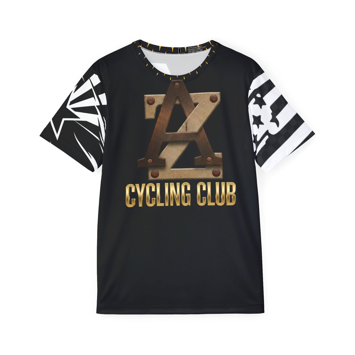 B/W AZ4USA Biking Club Men's Sports Jersey (AOP)