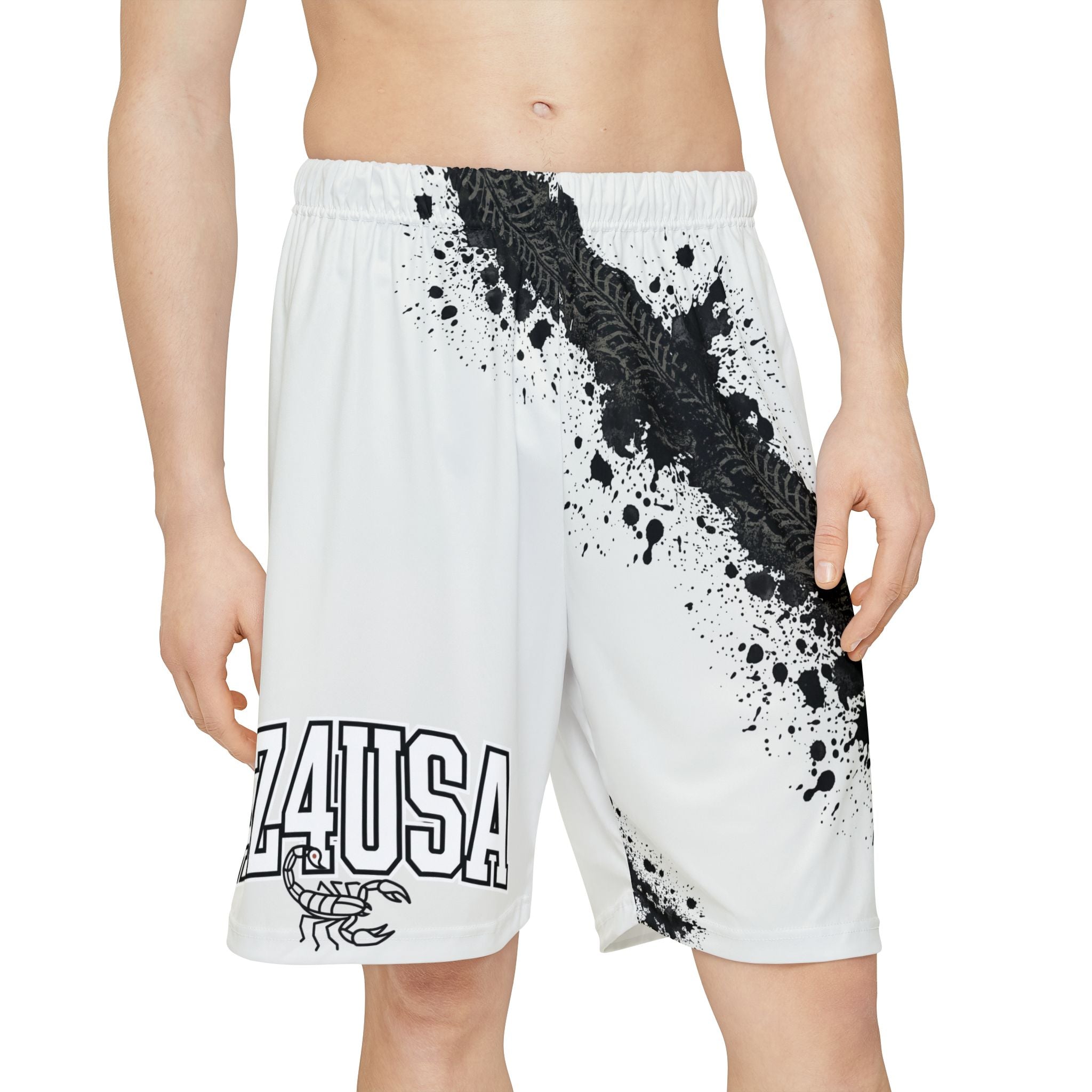 Az4USA Scorpion Sports Shorts — I  Love MUD Graphic Athletic Shorts