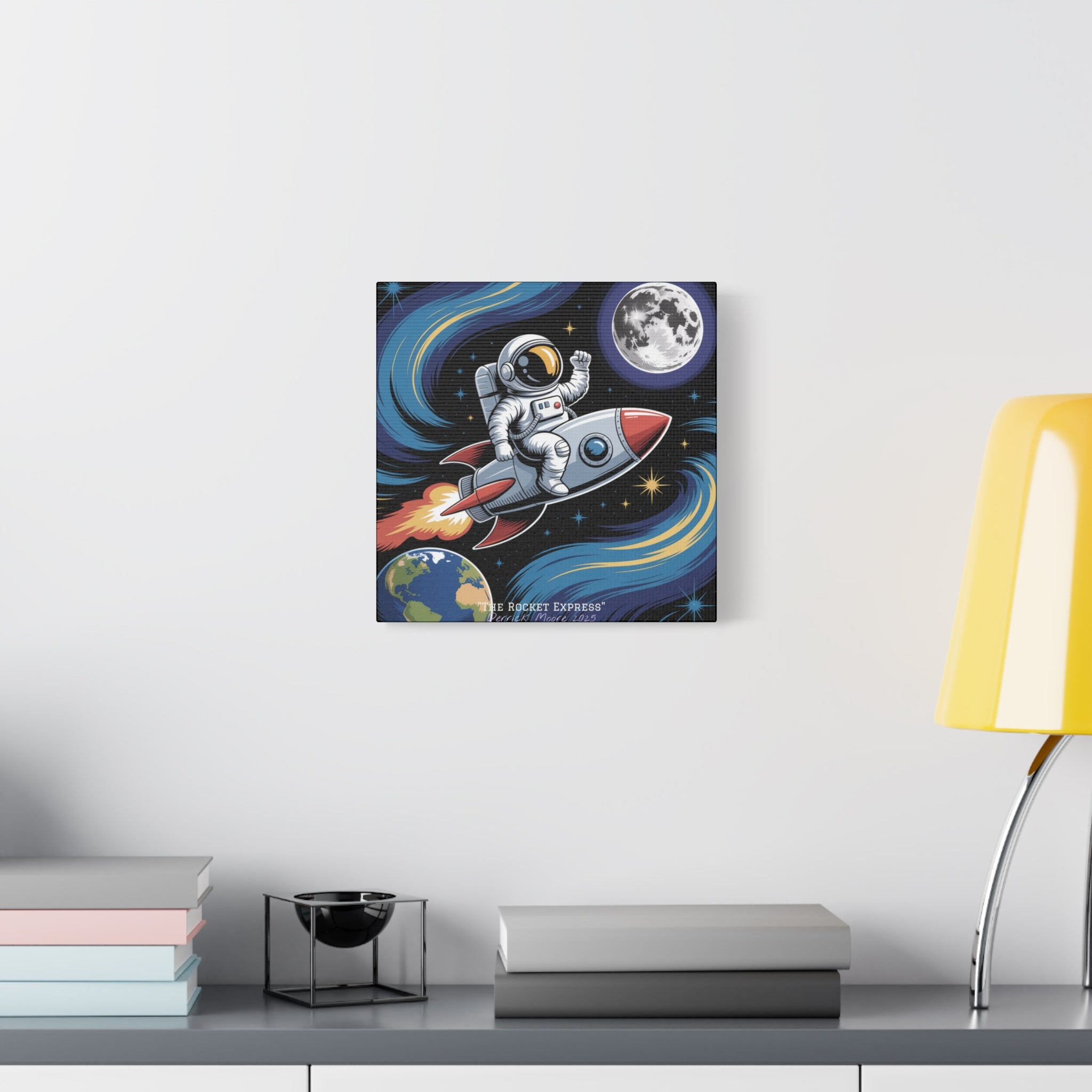 "The Rocket Express" 2025 - Matte Stretched Canvas Wall Art