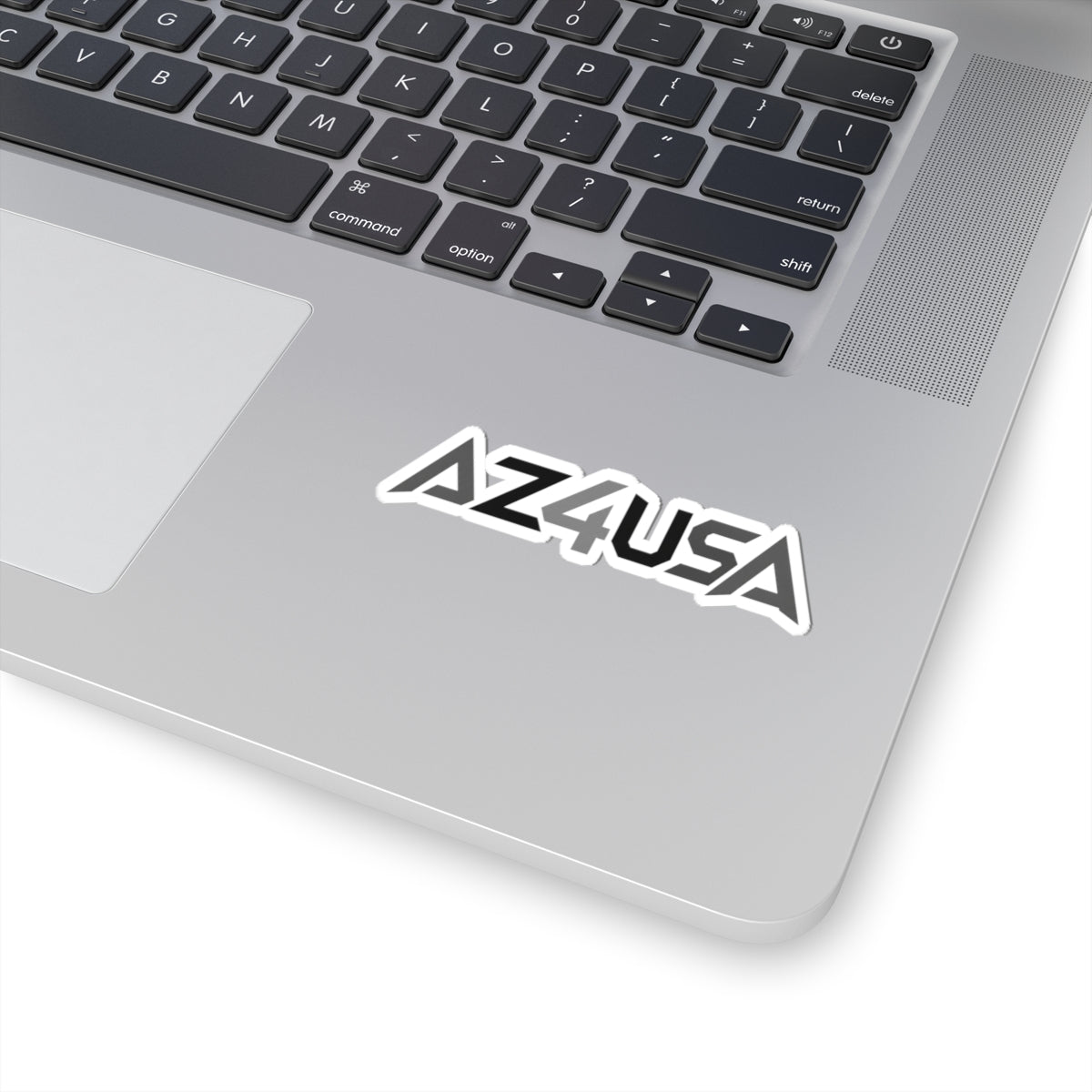 AZ4USA Sticker — Bold Retro Logo Kiss-Cut Decal for Laptops, Water Bottles & Gear