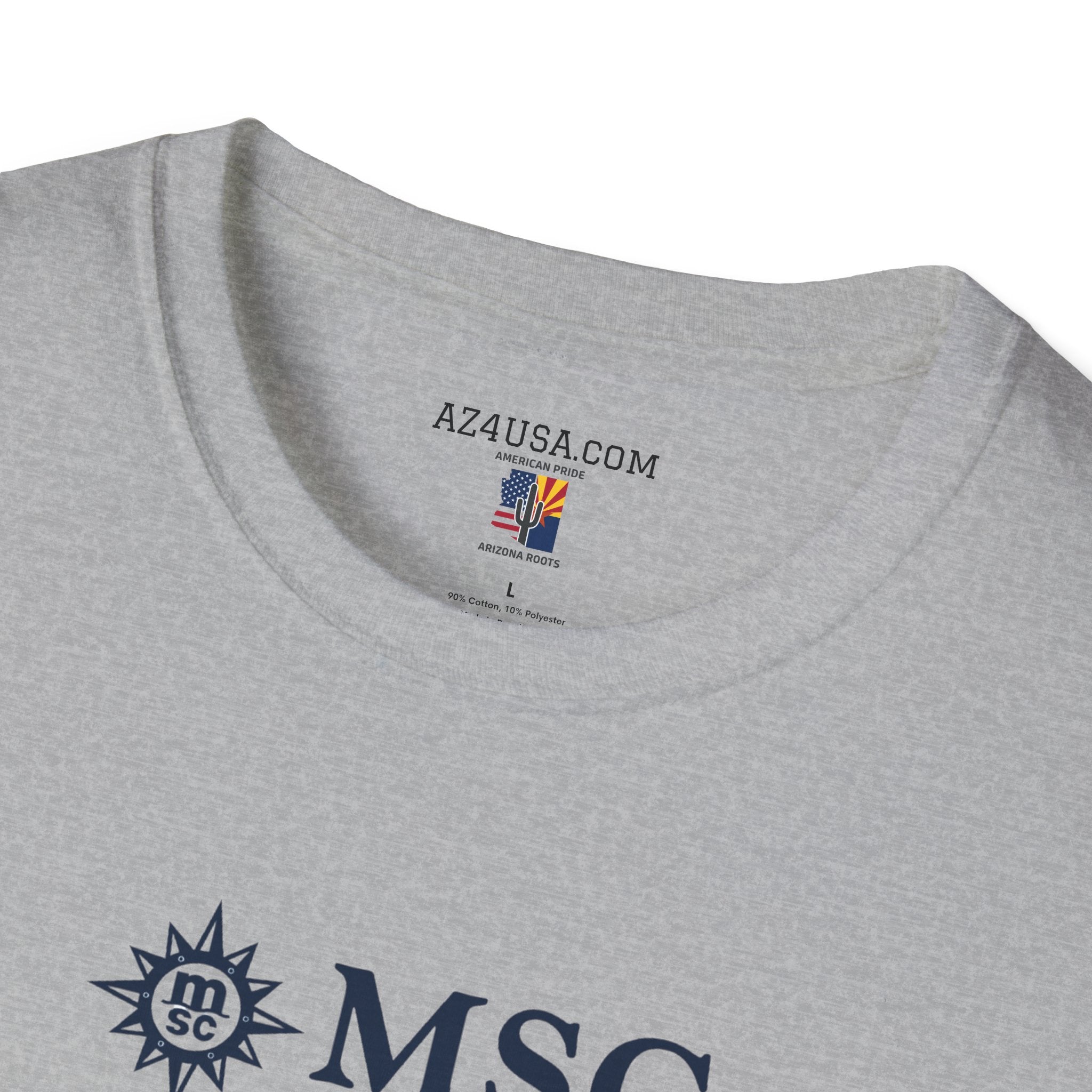 MSC World America Cruise T‑Shirt — Ship Specs & Silhouette Tee