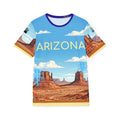Desert Vista Men's Sports Jersey — Southwestern Monument Valley Graphic Tee