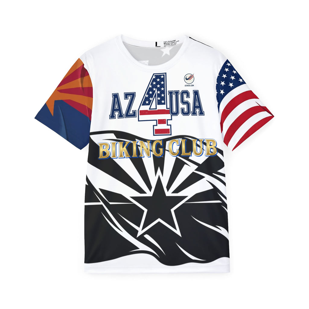 AZ4USA biking club b/w Men's Sports Jersey (AOP)