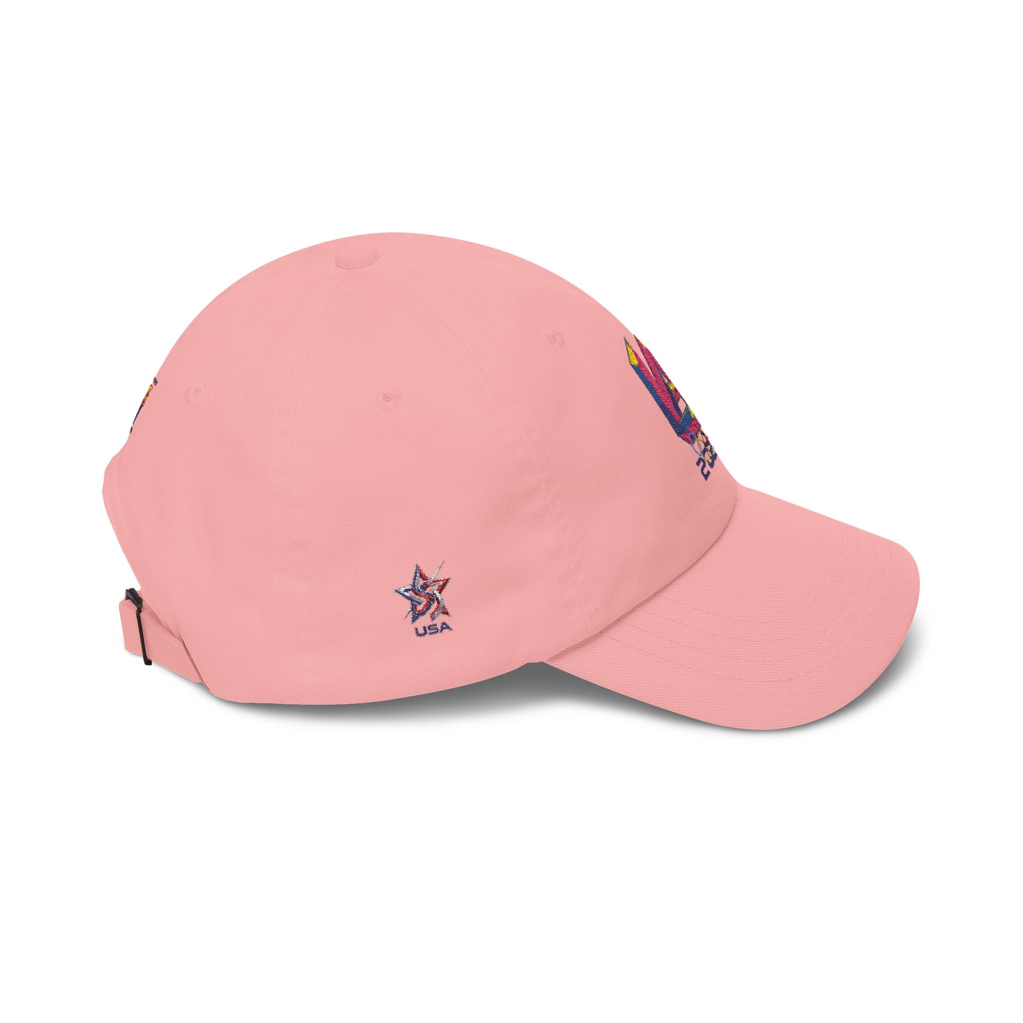 2028 VA Dad Cap – Retro Multicolor Embroidered Baseball Hat with American Flag