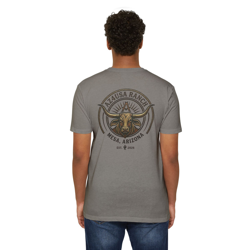 Arizona Ranch T-Shirt — "AZ4USA Ranch" Western Graphic Tee