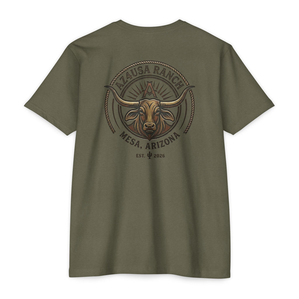 Arizona Ranch T-Shirt — "AZ4USA Ranch" Western Graphic Tee