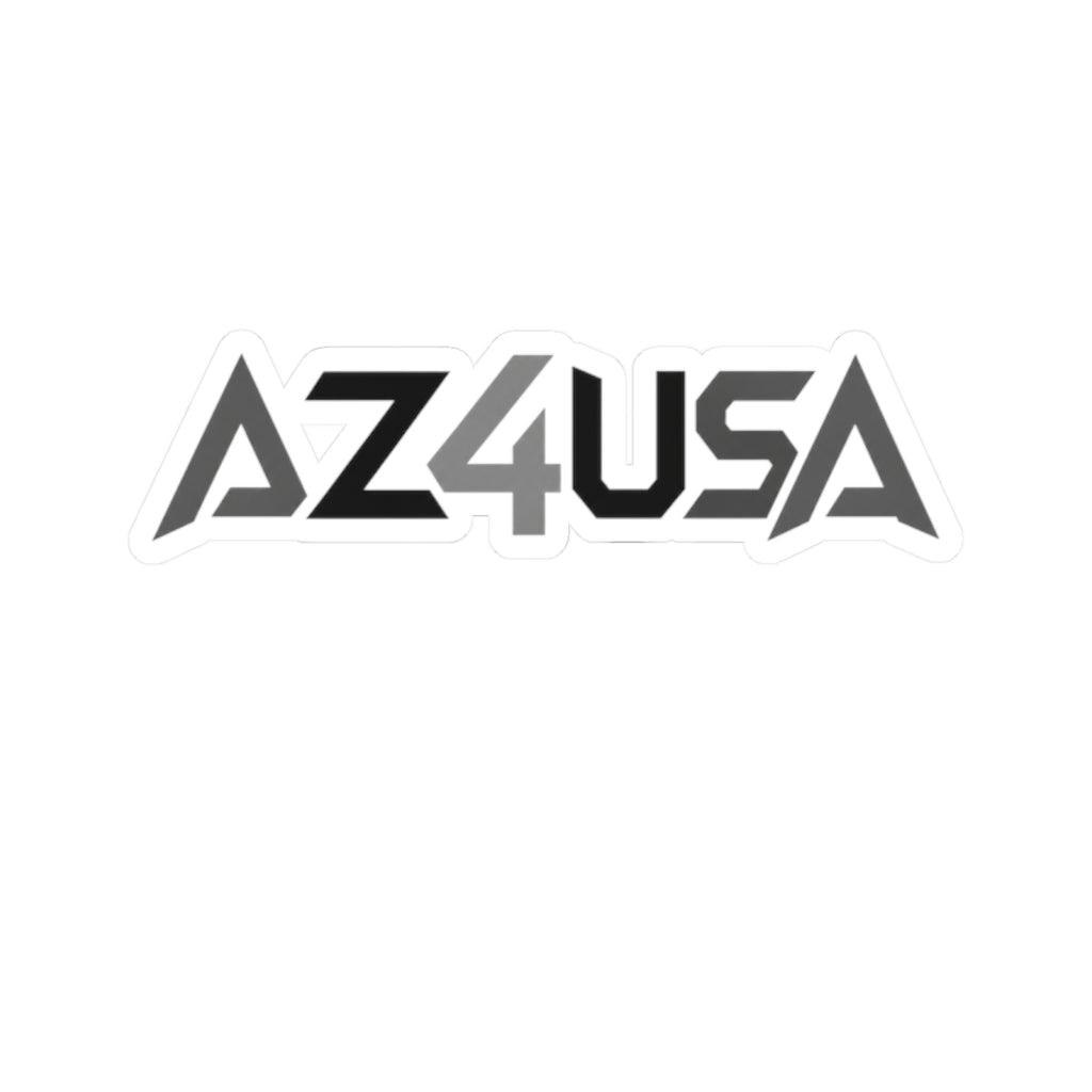 AZ4USA Sticker — Bold Retro Logo Kiss-Cut Decal for Laptops, Water Bottles & Gear