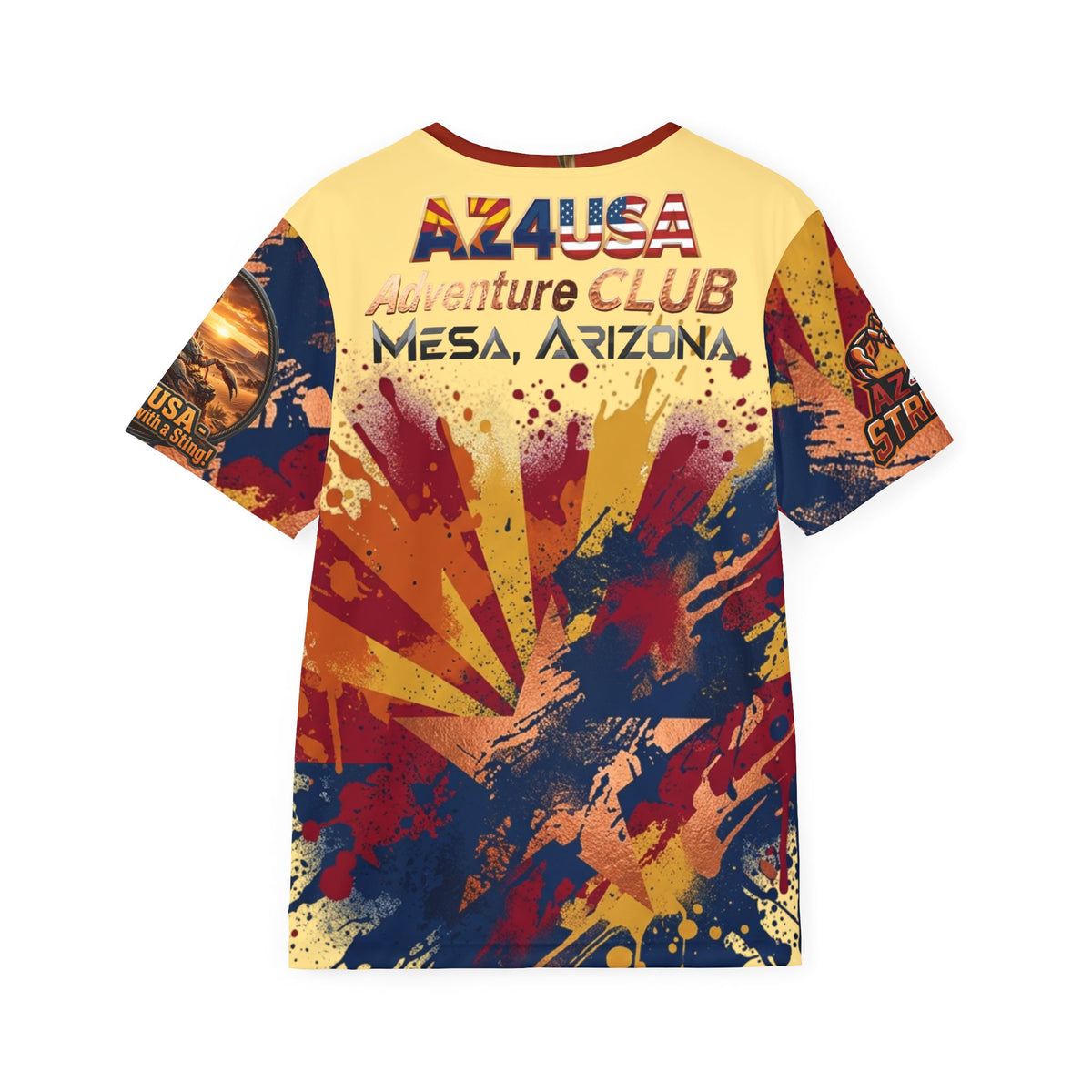 Az4usa Scorpion Graphic Sports Jersey — All-Over Print Men’s Tee