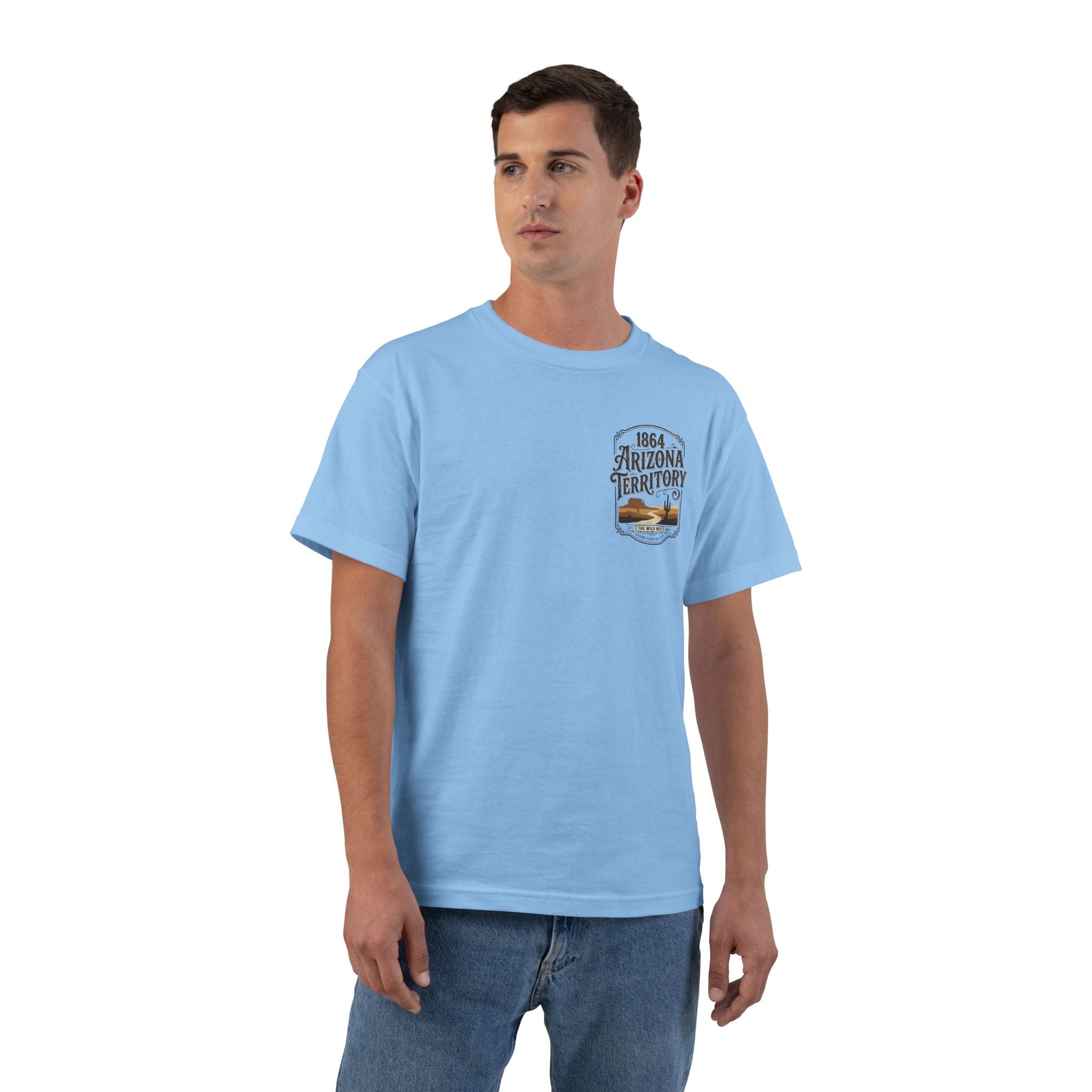 Arizona Territory 1864 T-Shirt — Vintage Map 'We Want Vegas Back' Tee