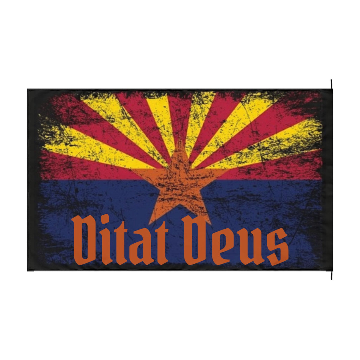 Arizona Scorpion Double-Sided Flag — 'AZ4USA' & 'Ditat Deus' Vintage State Banner