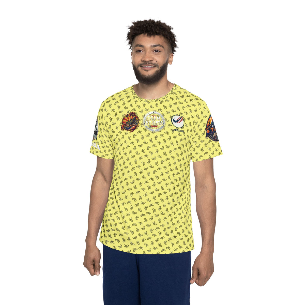 Scorpion Men's Sports Jersey — Az4usa Biking Club Graphic Tee