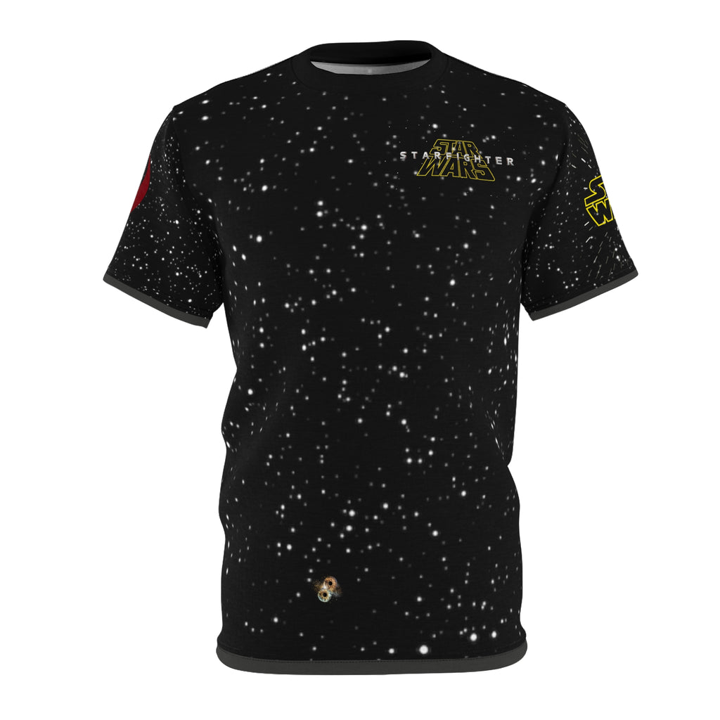 Star Wars Starfighter Tee — 'STAR WARS' Space Logo All-Over Print Shirt