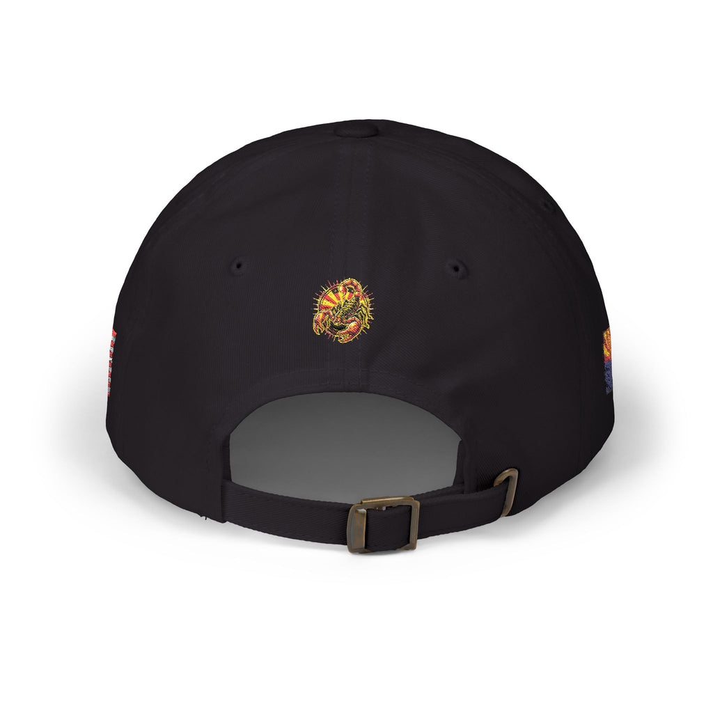 Dad Cap — Retro Grunge Scorpion Patch Baseball Hat