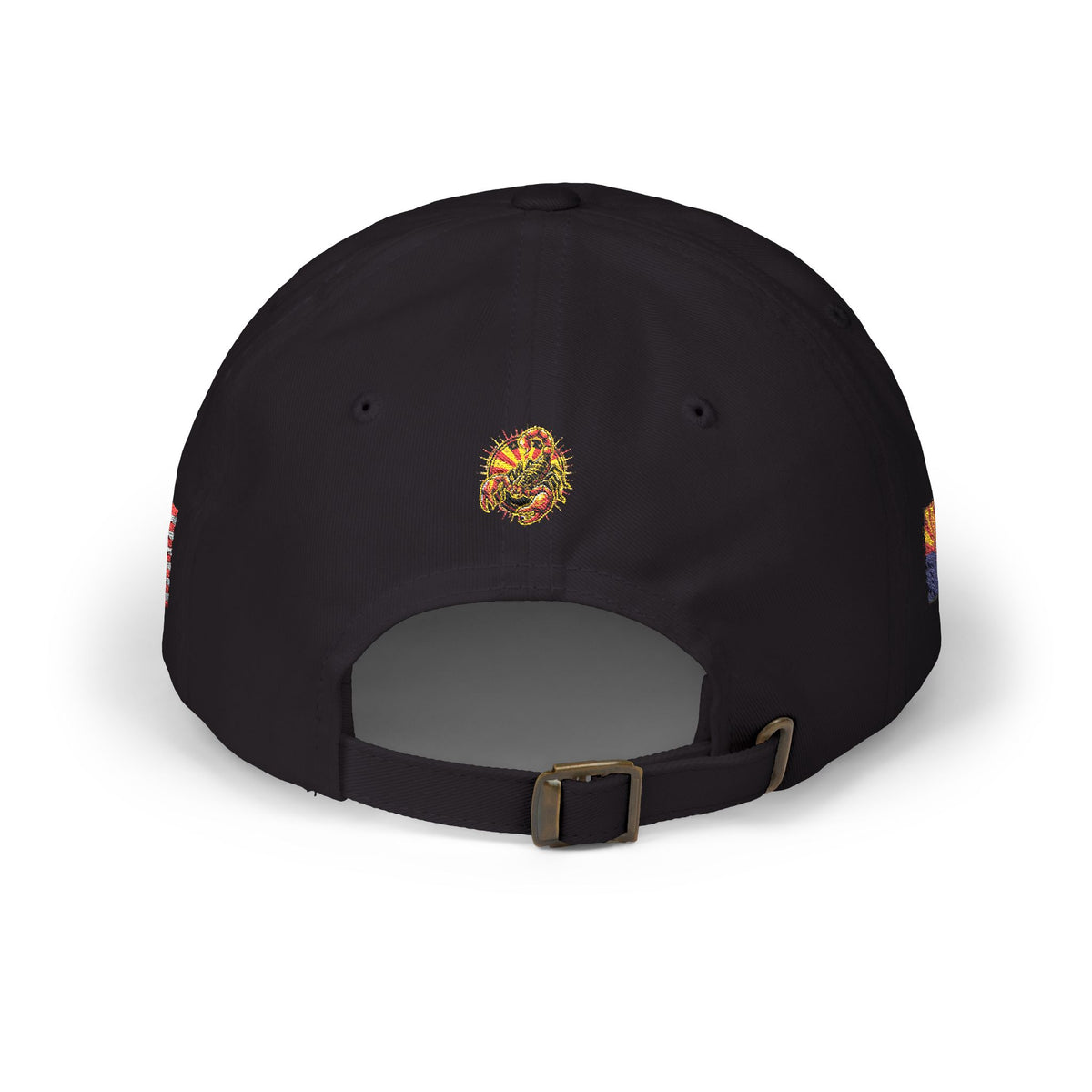 Dad Cap — Retro Grunge Scorpion Patch Baseball Hat