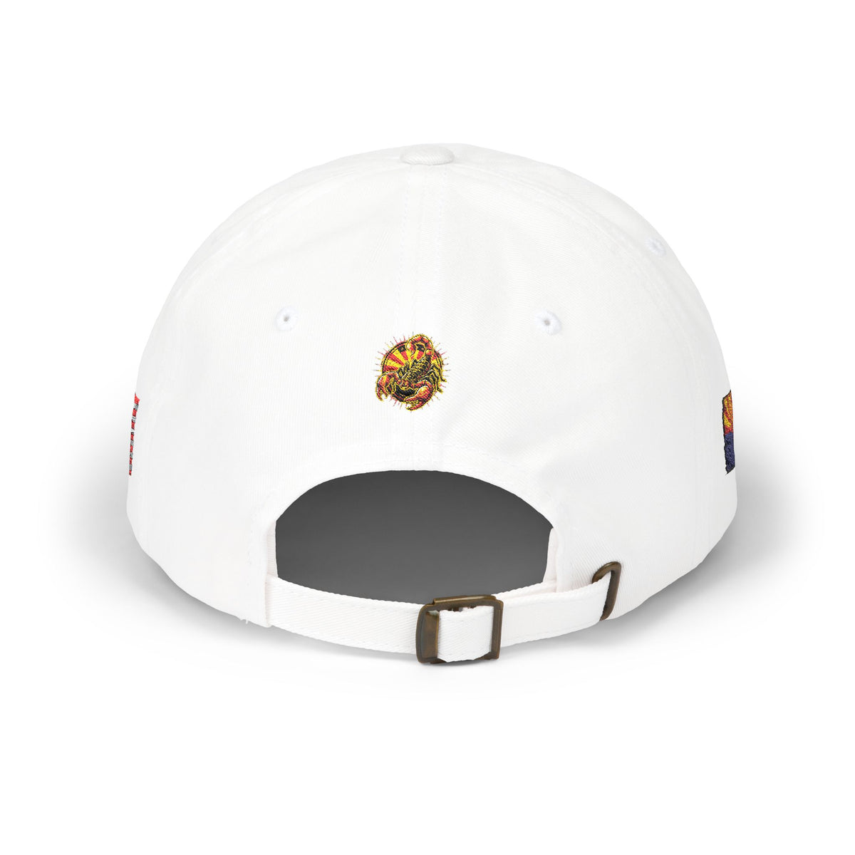 Dad Cap — Retro Grunge Scorpion Patch Baseball Hat