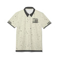 Polo Shirt — Az4usa Flag Speckle Polo (Cream)