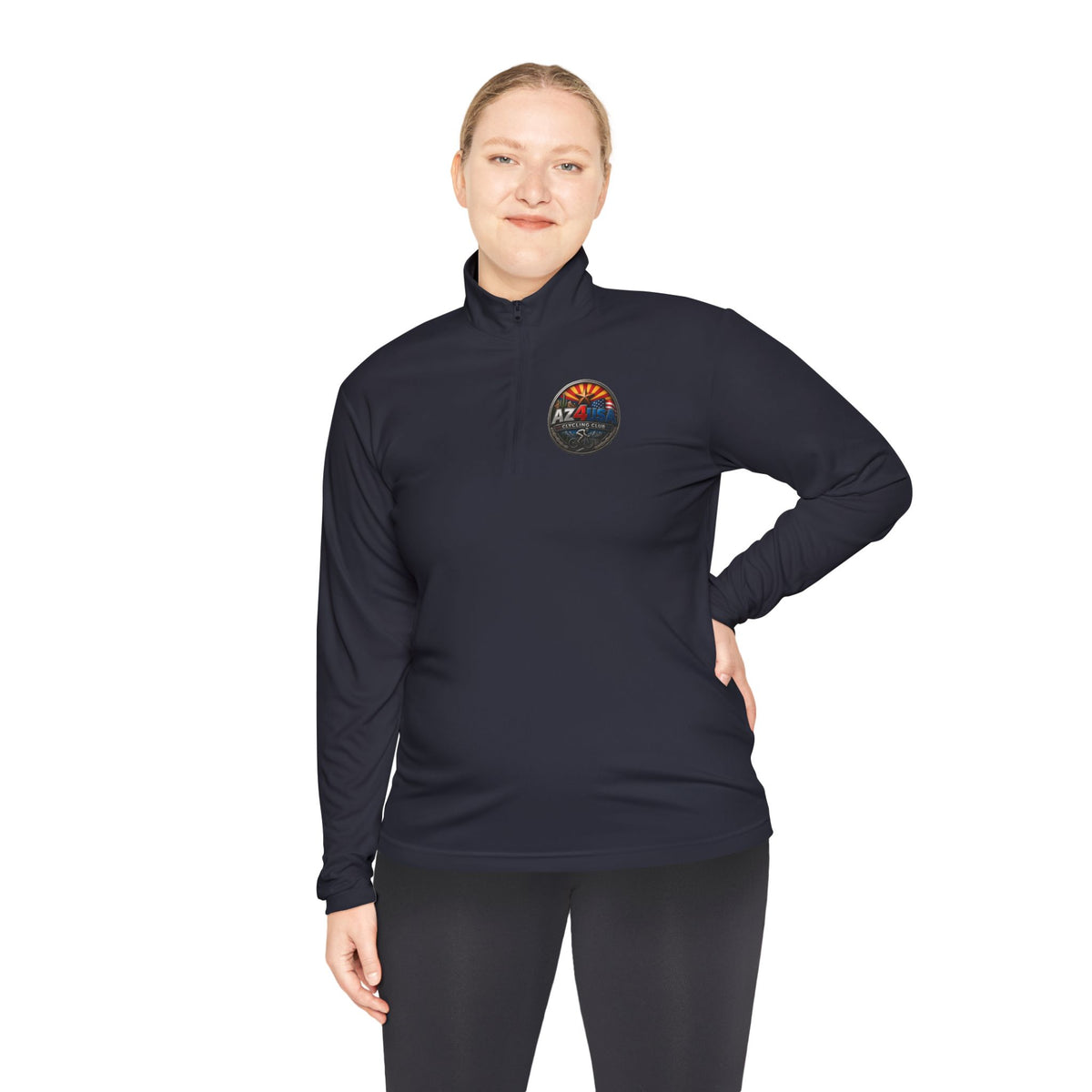 Quarter-Zip Pullover — Az4USA Cycling Club Graphic