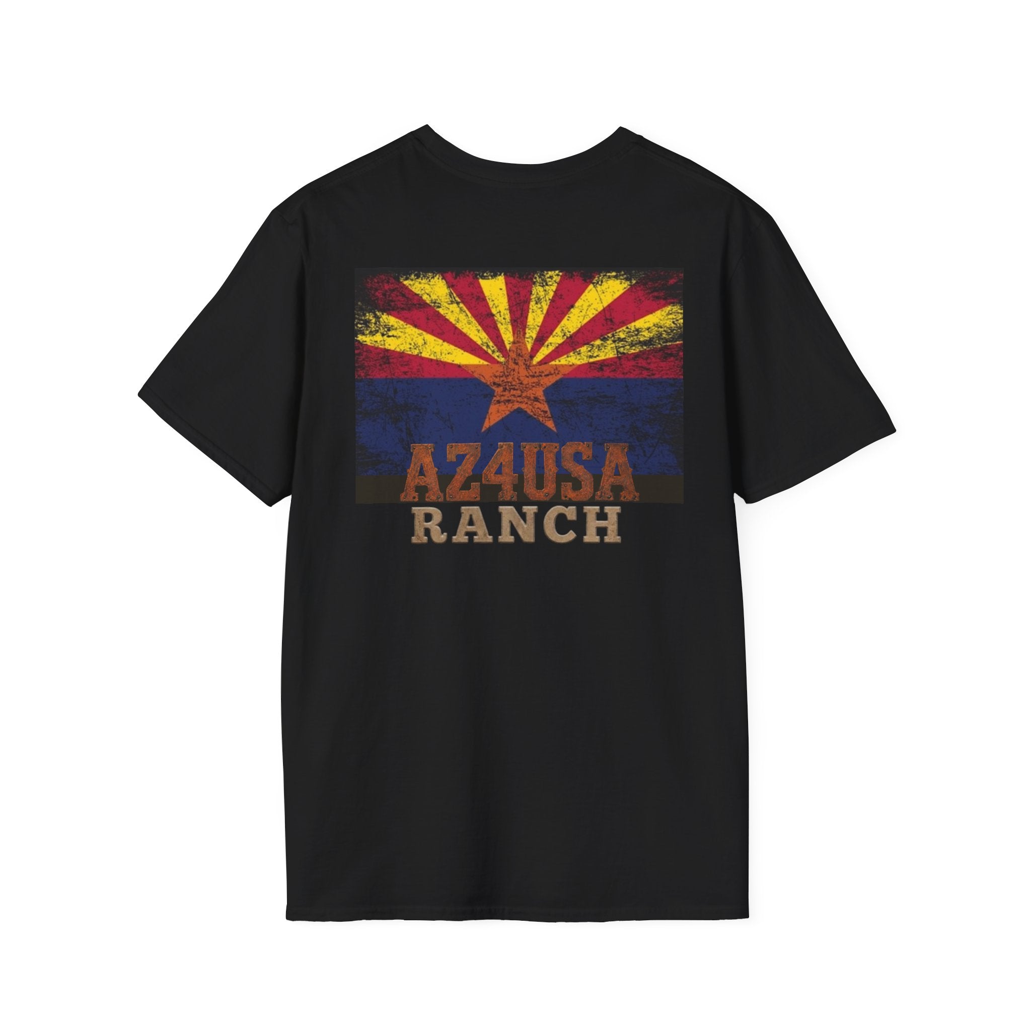 AZ4USA Ranch Logo T-Shirt — Rustic Western Graphic Tee