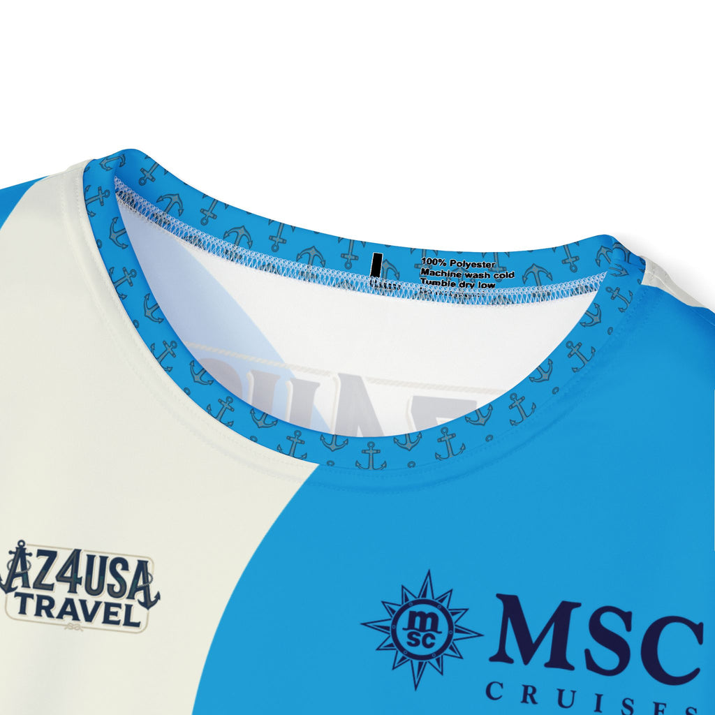 Men's Cruise Jersey — AZ4USA World America 2027 MSC Travel T‑Shirt