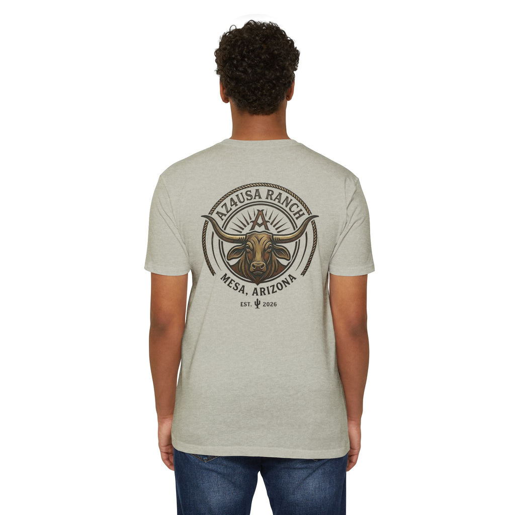 Arizona Ranch T-Shirt — "AZ4USA Ranch" Western Graphic Tee