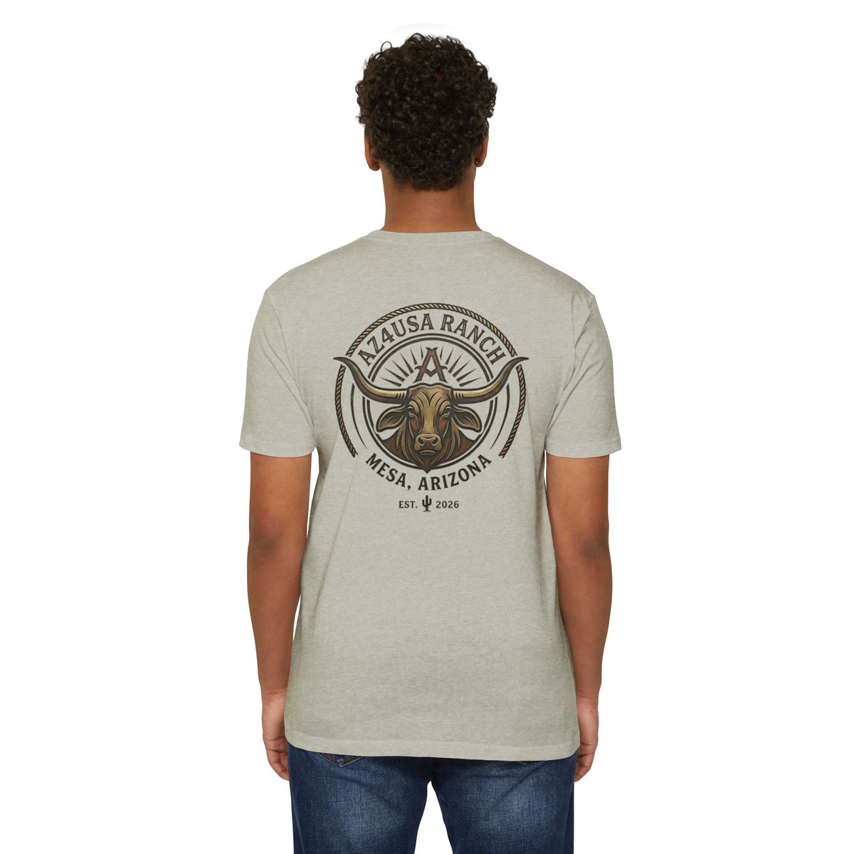 Arizona Ranch T-Shirt — "AZ4USA Ranch" Western Graphic Tee