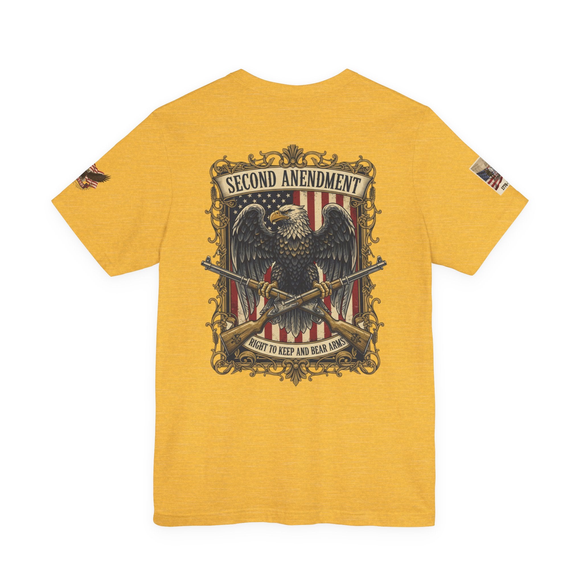 Second Amendment Eagle T-Shirt - Right to Keep and Bear Arms Graphic Tee