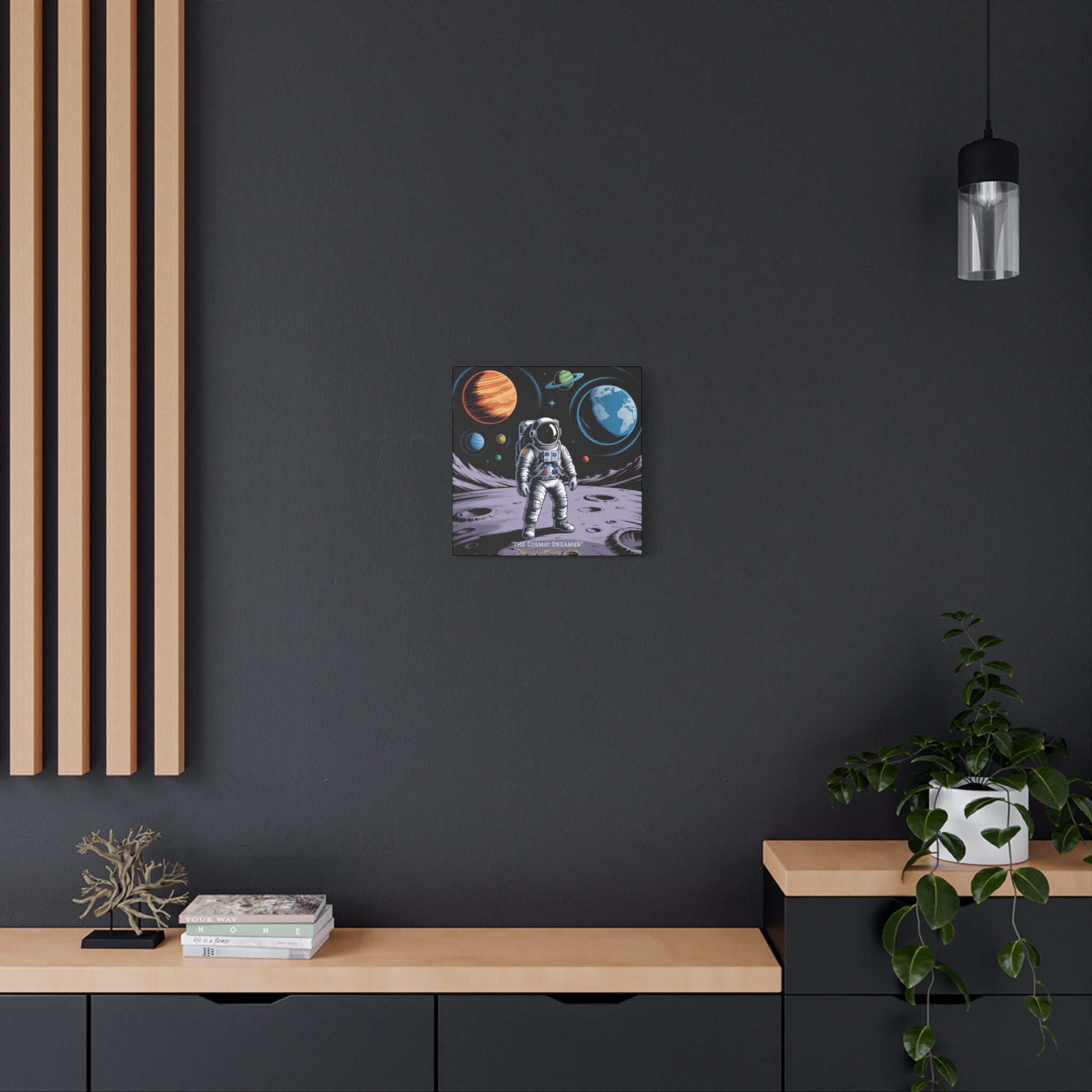 "The Cosmic Dreamer" 2025 - Matte Stretched Canvas Wall Art