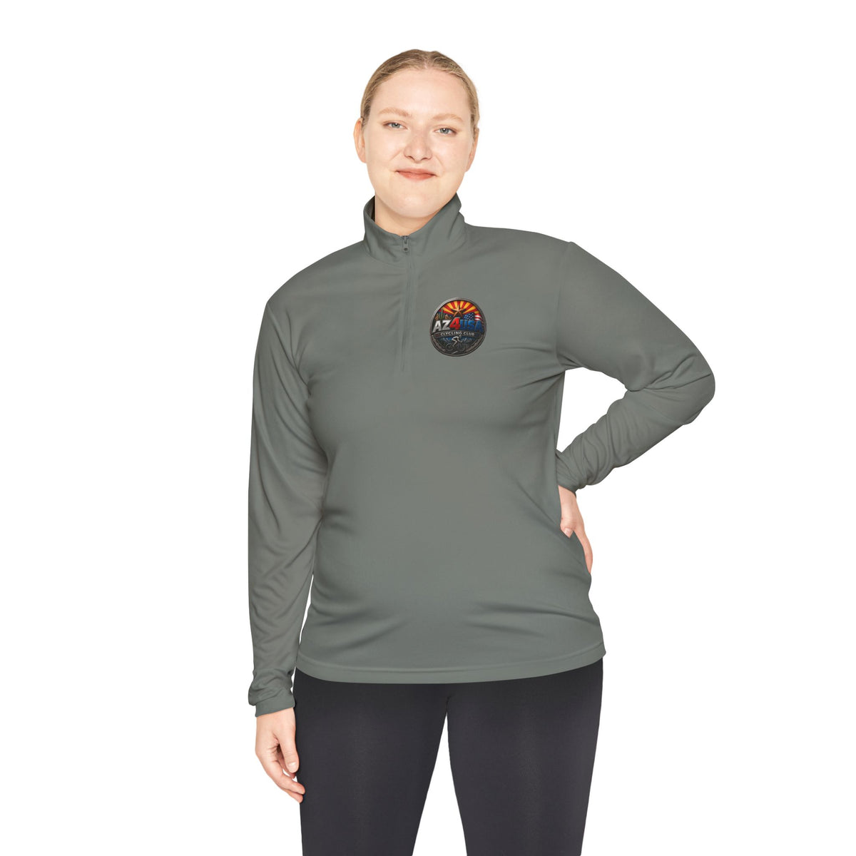 Quarter-Zip Pullover — Az4USA Cycling Club Graphic