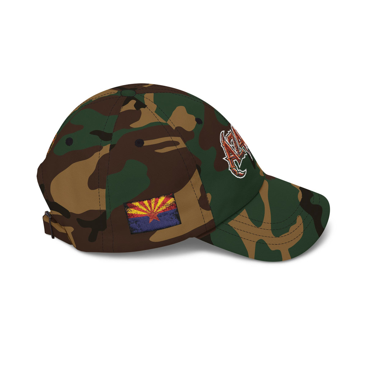 Dad Cap — Retro Grunge Scorpion Patch Baseball Hat