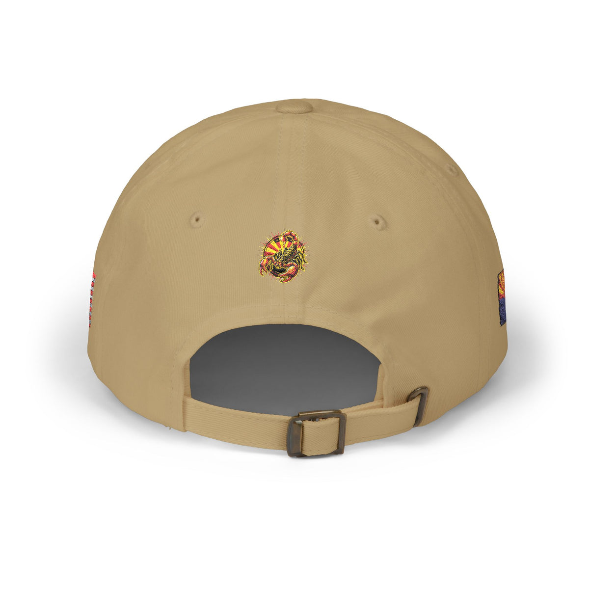 Dad Cap — Retro Grunge Scorpion Patch Baseball Hat