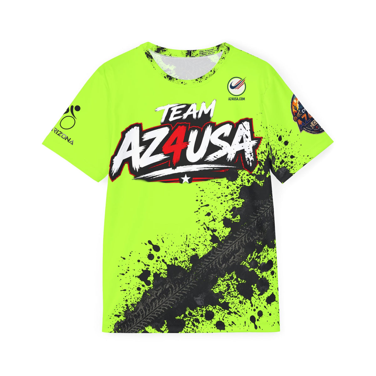 Copy of Neon Scorpion Men's Sports Jersey — Azusa Biking Club Graphic Tee