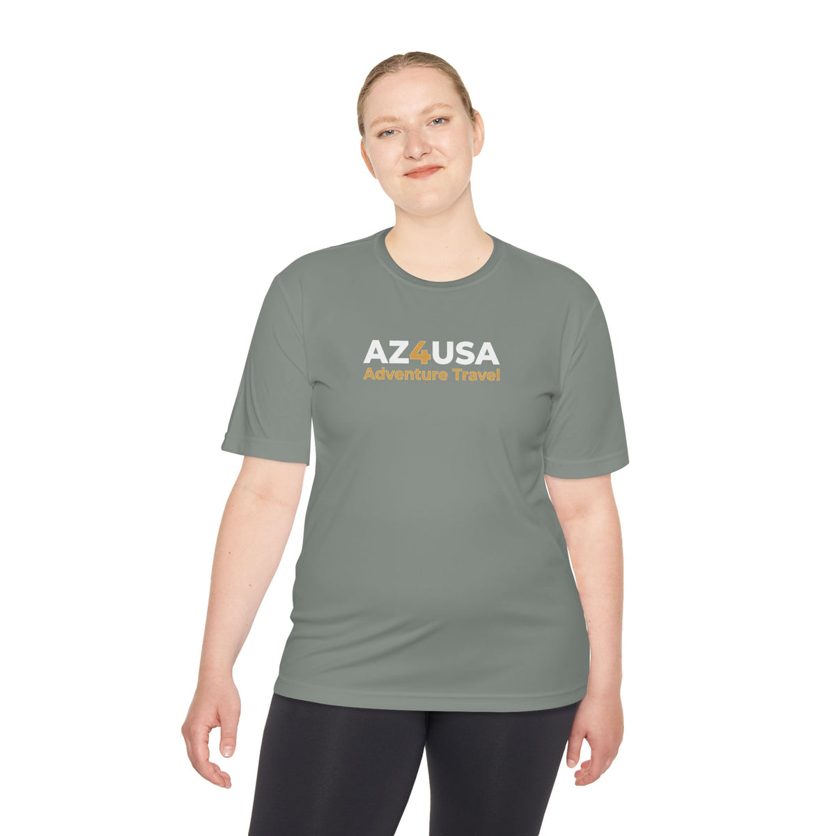 Adventure Travel Tee — “Adventure with a Sting!” Graphic Moisture-Wicking Shirt