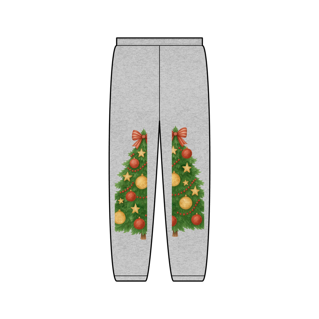 Gingerbread & Christmas Tree Holiday Sweatpants