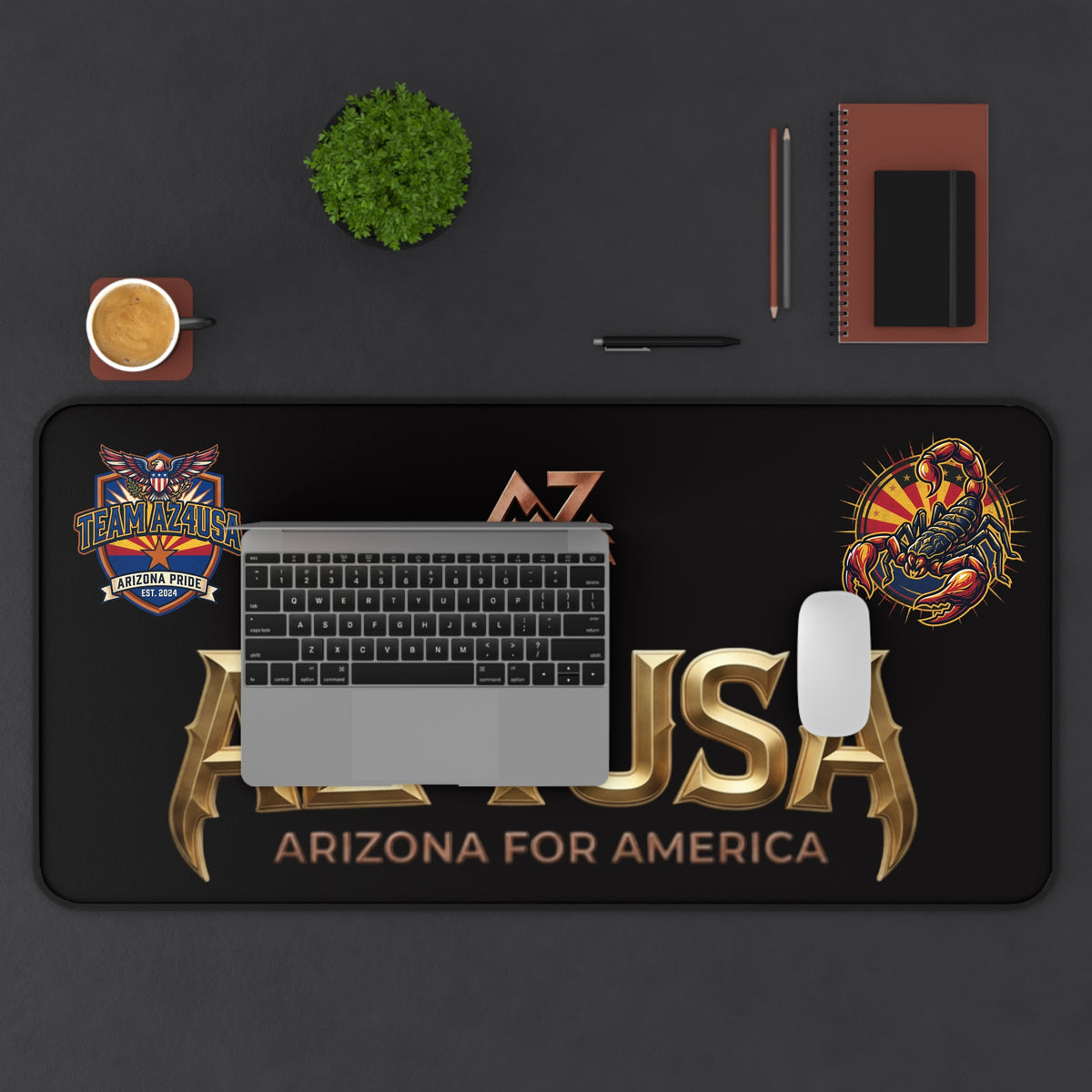AZ4USA Arizona For America Desk Mat — Patriotic Gaming Mousepad