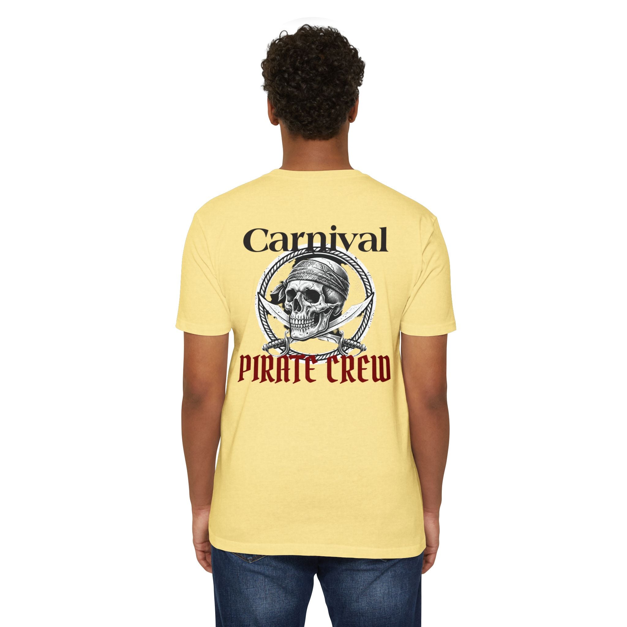 Carnival Pirate Crew T-Shirt — Skull & Crossbones Retro Festival Tee