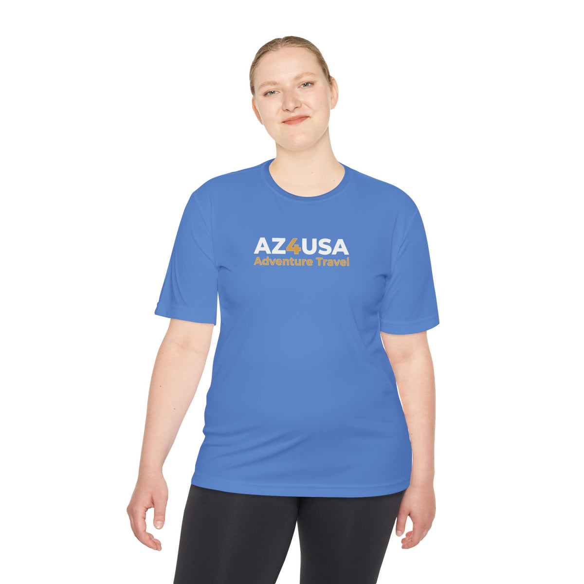 Adventure Travel Tee — “Adventure with a Sting!” Graphic Moisture-Wicking Shirt