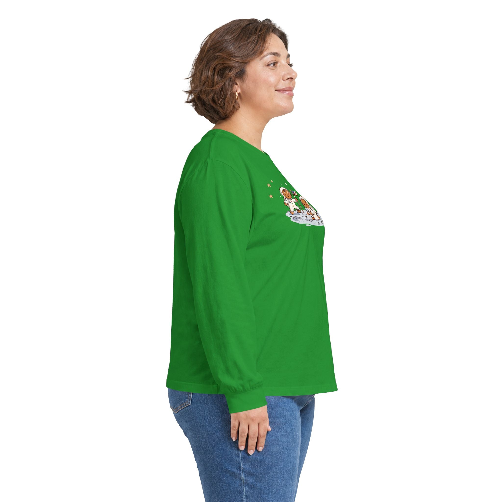 Christmas Gingerbread Crew Long Sleeve Tee — "Merry Christmas 2026"