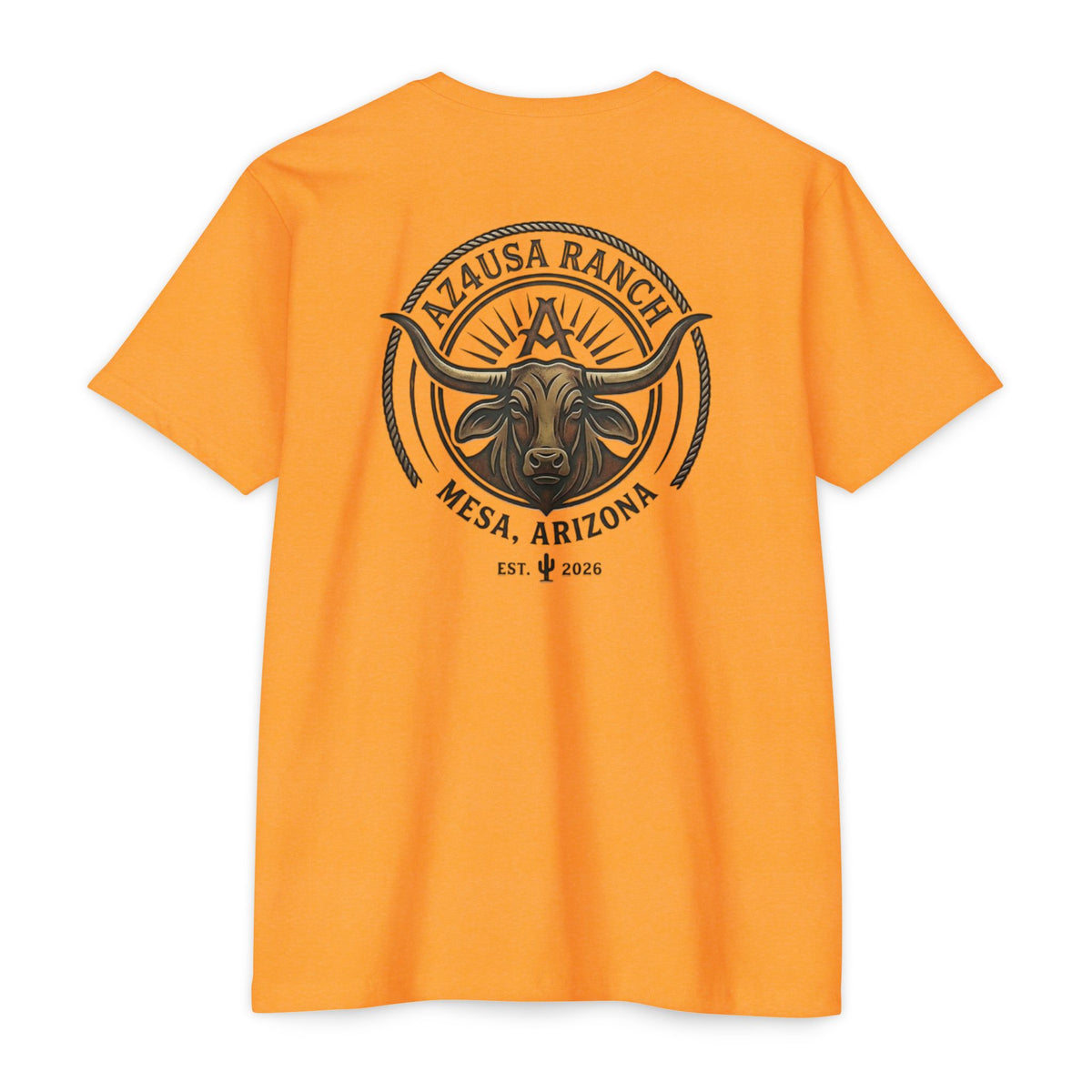 Arizona Ranch T-Shirt — "AZ4USA Ranch" Western Graphic Tee