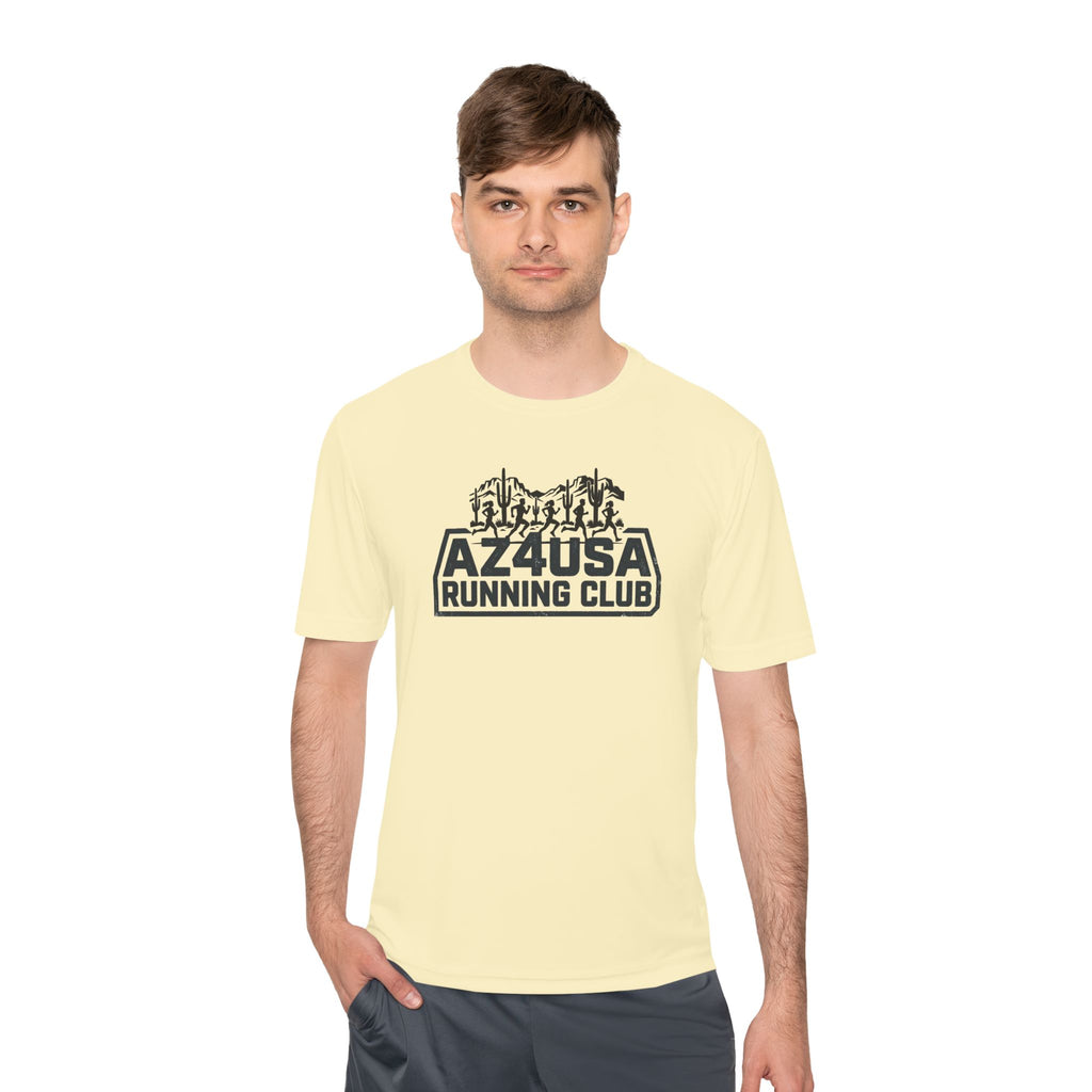 Az4USA Running Club Moisture-Wicking Tee — Trail Skyline Graphic